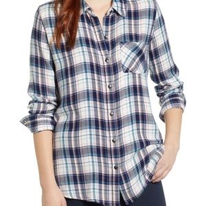 Caslon Checkered Button Down Shirt